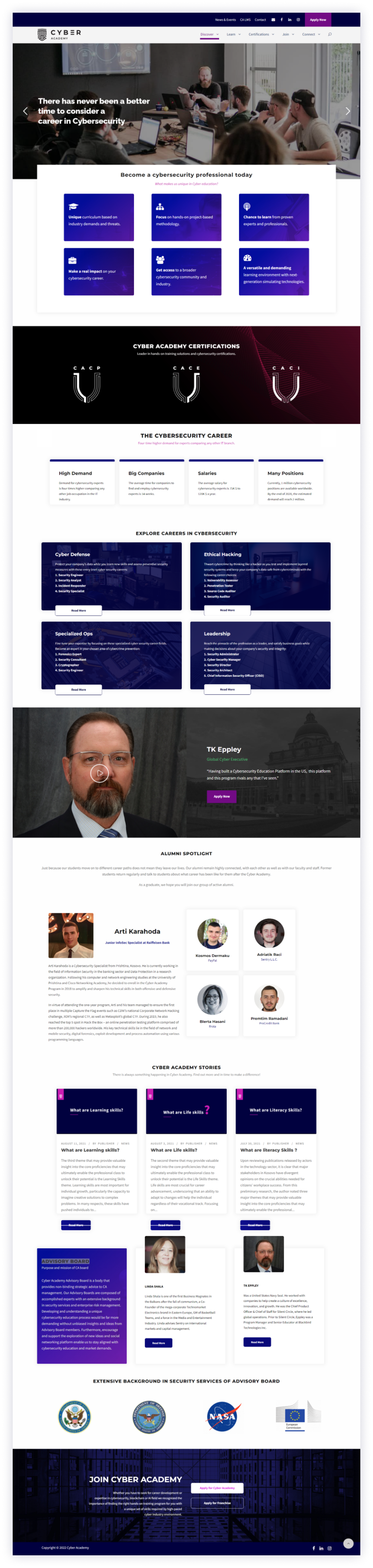 CyberAcademy_website